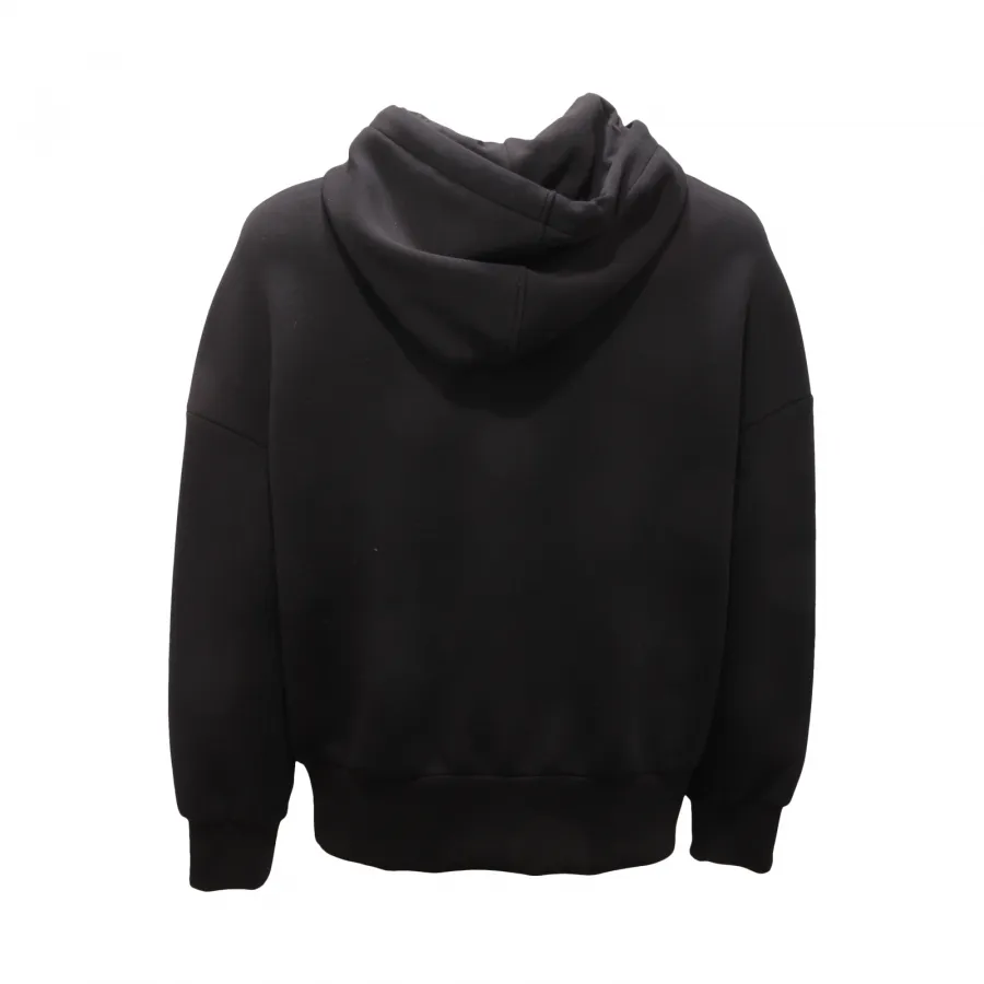 0152AV FELPA UOMO  NEIL BARRETT BAGGY MAN SWEATSHIRT BLACK