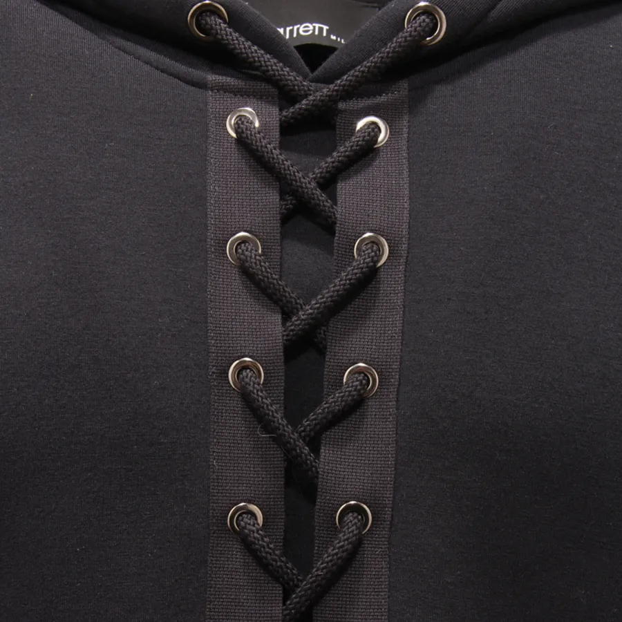 0152AV FELPA UOMO  NEIL BARRETT BAGGY MAN SWEATSHIRT BLACK