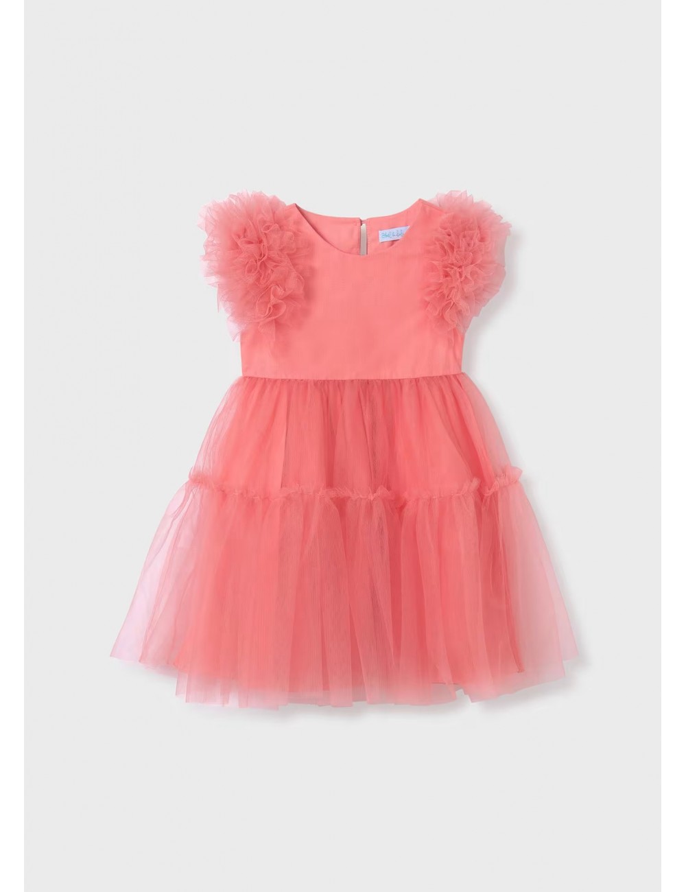047 VESTITO ABEL E LULA ABITO TULLE BAMBINA KIDS GIRL VESTITITNO CERIMONIA 05047