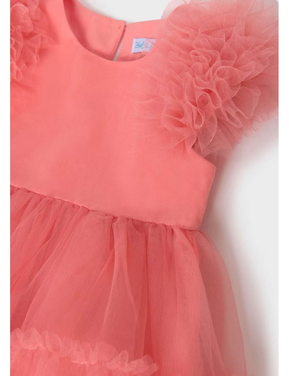 047 VESTITO ABEL E LULA ABITO TULLE BAMBINA KIDS GIRL VESTITITNO CERIMONIA 05047