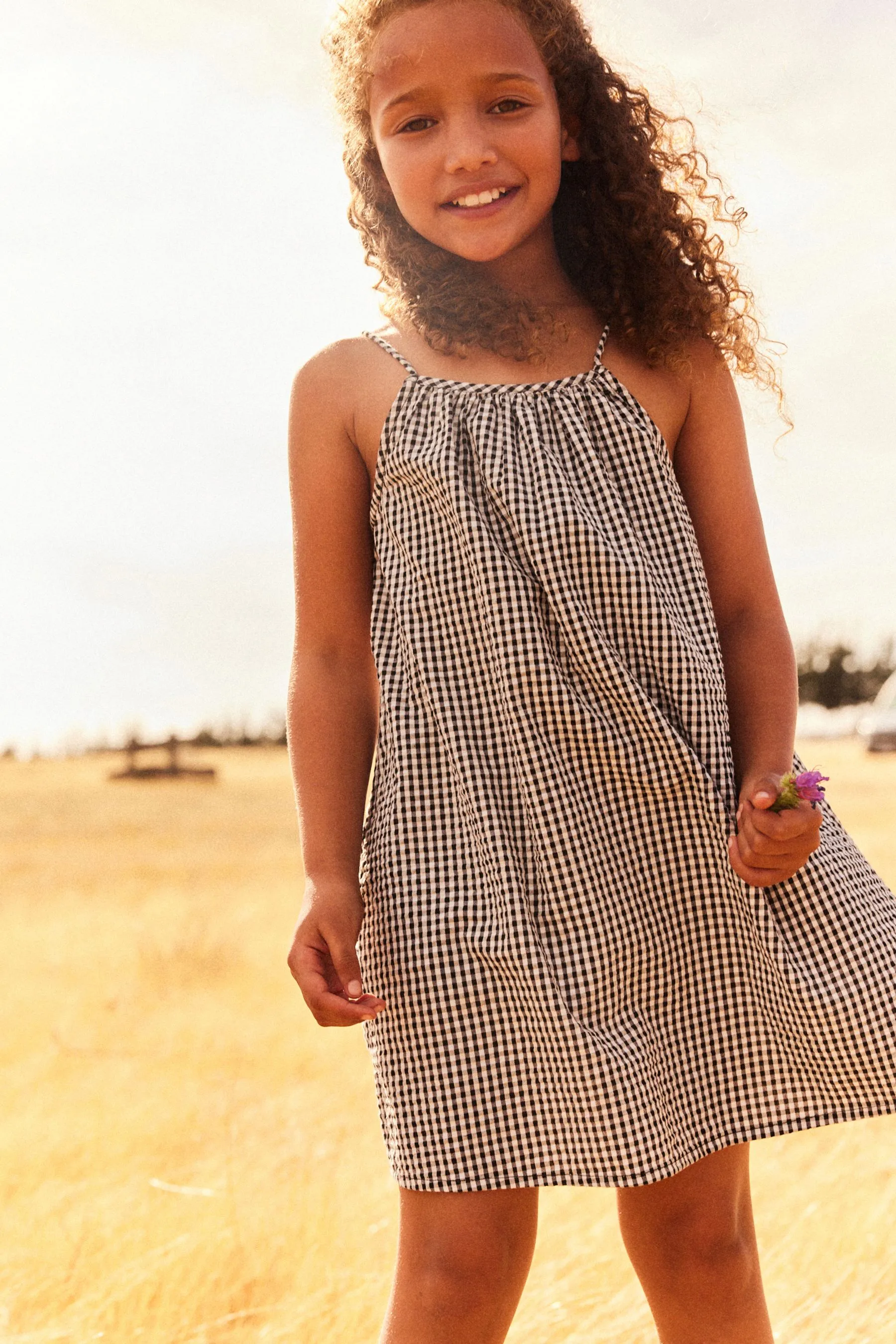 100% Cotone con spalline Sundress (3-16anni)    