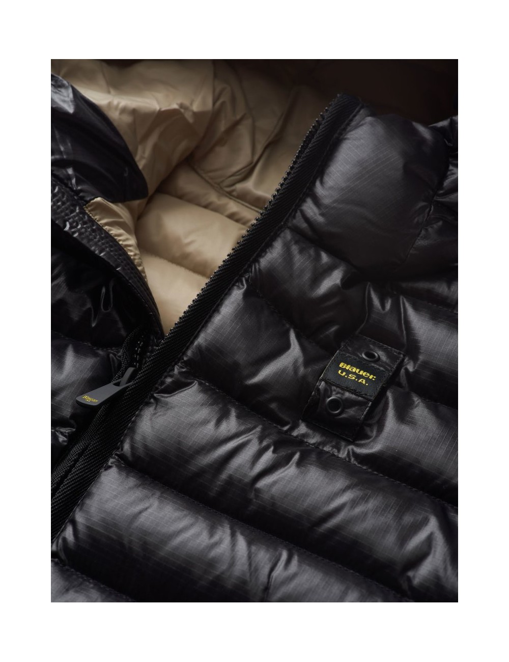 23WBLKC02228 999TT GIUBBINO BLAUER BAMBINO BOY PIUMINO CAPPUCCIO NYLON KID KIDS
