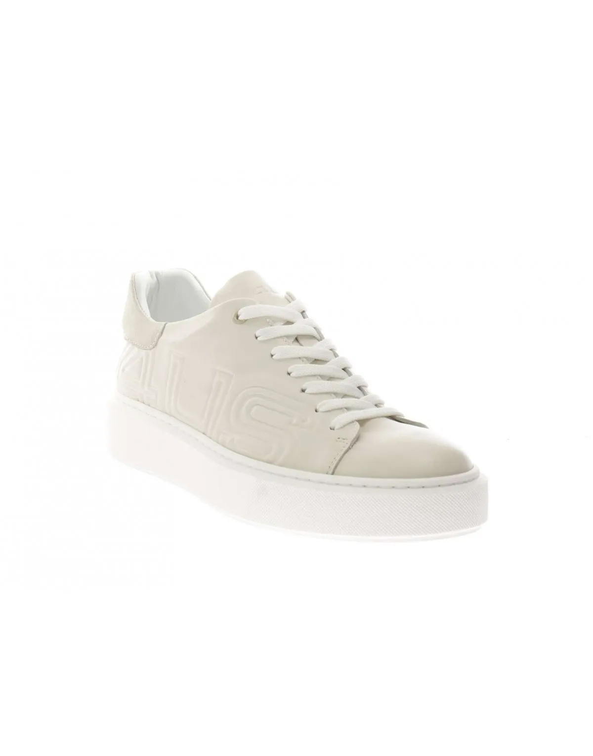 4Us  Paciotti  Sneaker in pelle stampa logo