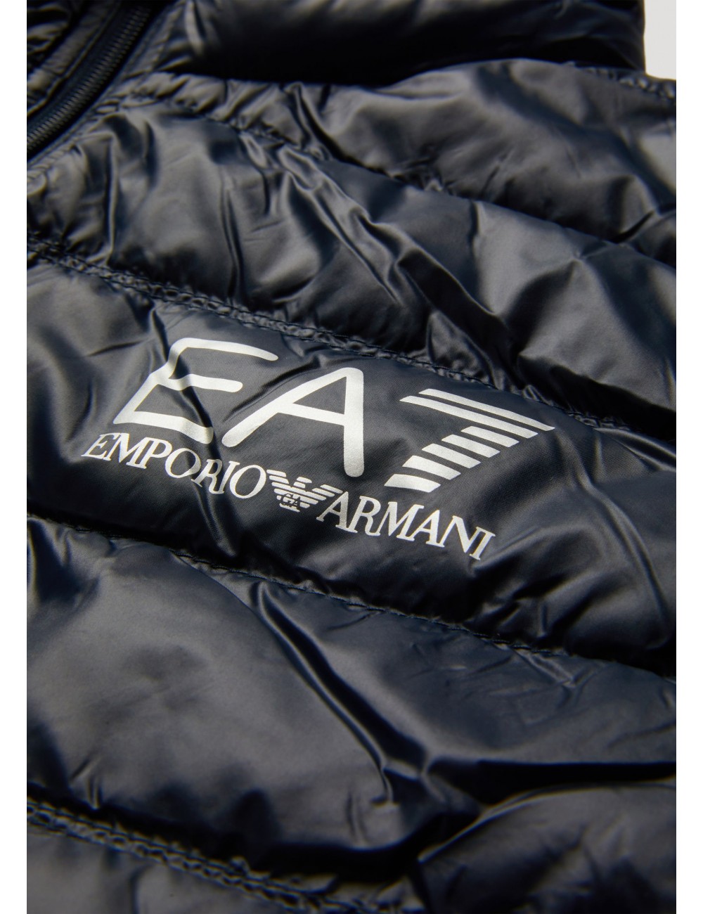8NPQ01 1578 PIUMINO SMANICATO EA7 EMPORIO ARMANI UOMO GIUBBOTTO GILET GIUBBINO