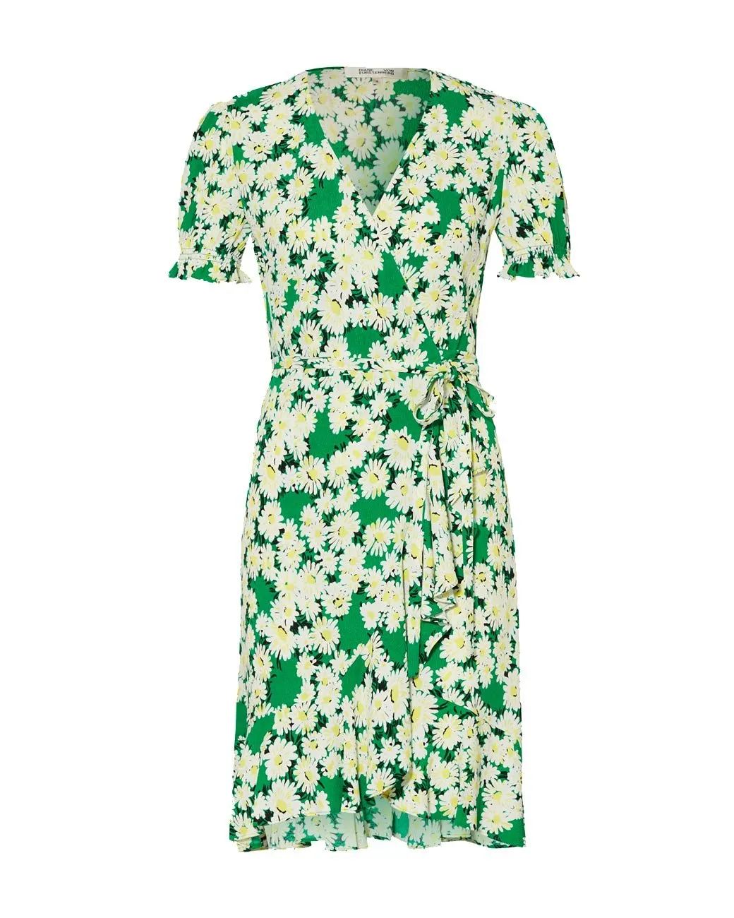 Abito Emilia Mini fiori verde