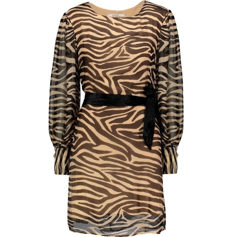 Abito stampa animalier