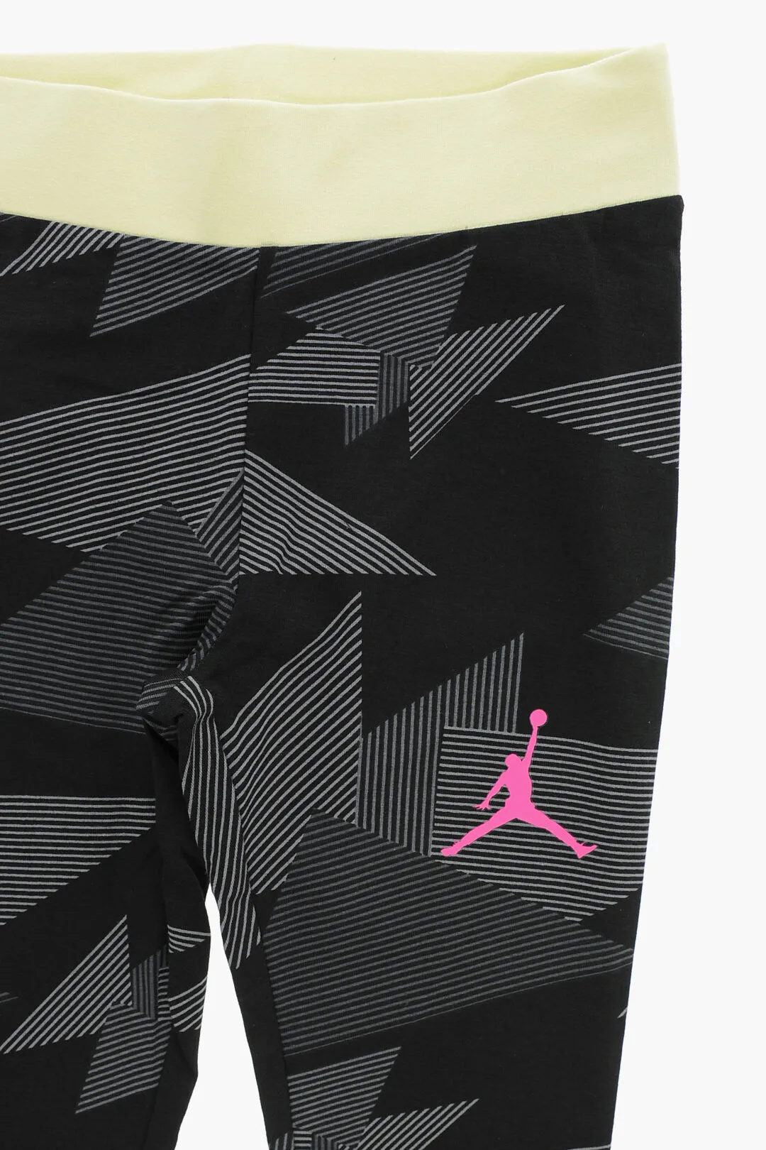 AIR JORDAN Leggings Stampati con Banda in Vita a Contrasto