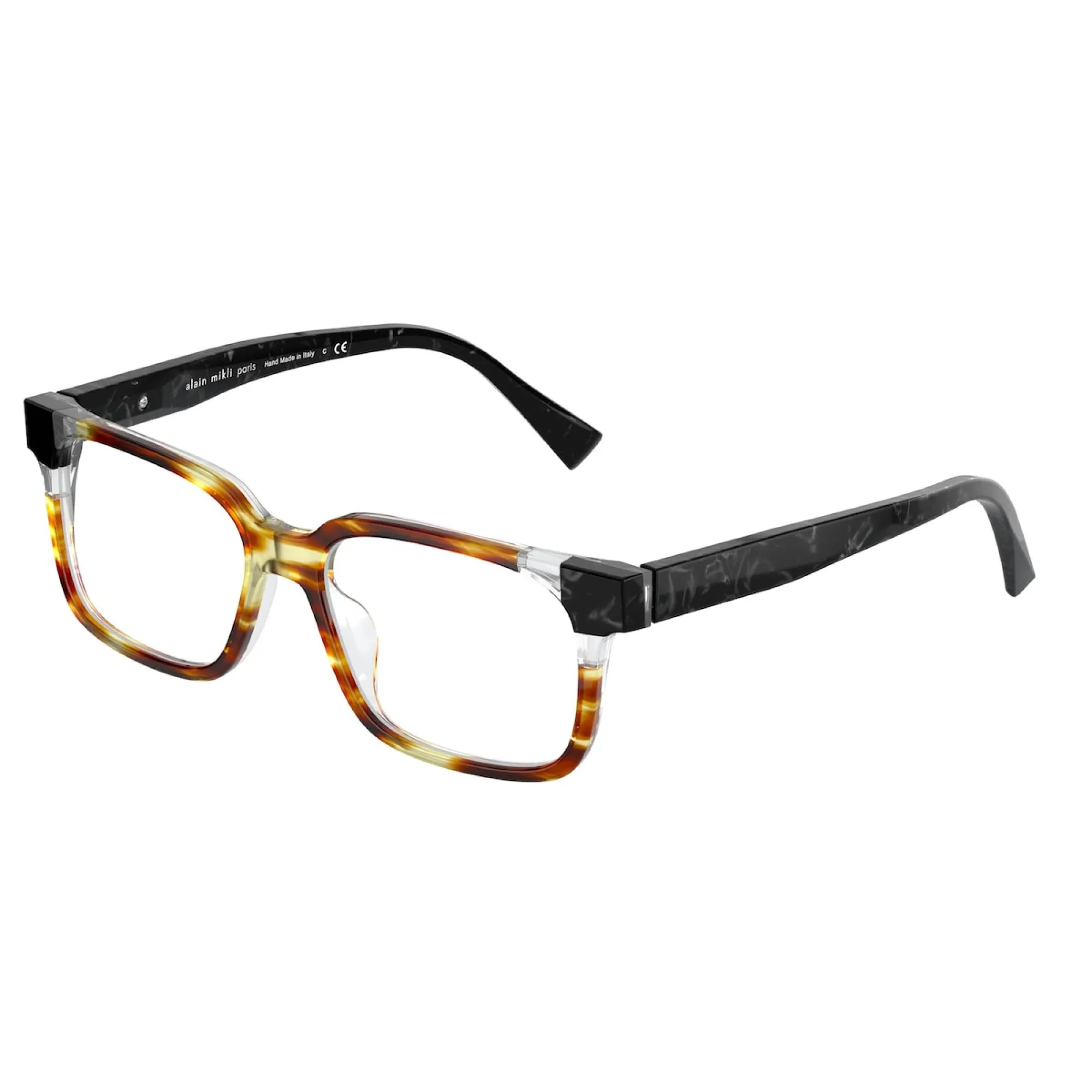   Alain Mikli A0 3112 Odon 002 Mikli Avana / Cristallo / Noir | Occhiale Da Vista Unisex 