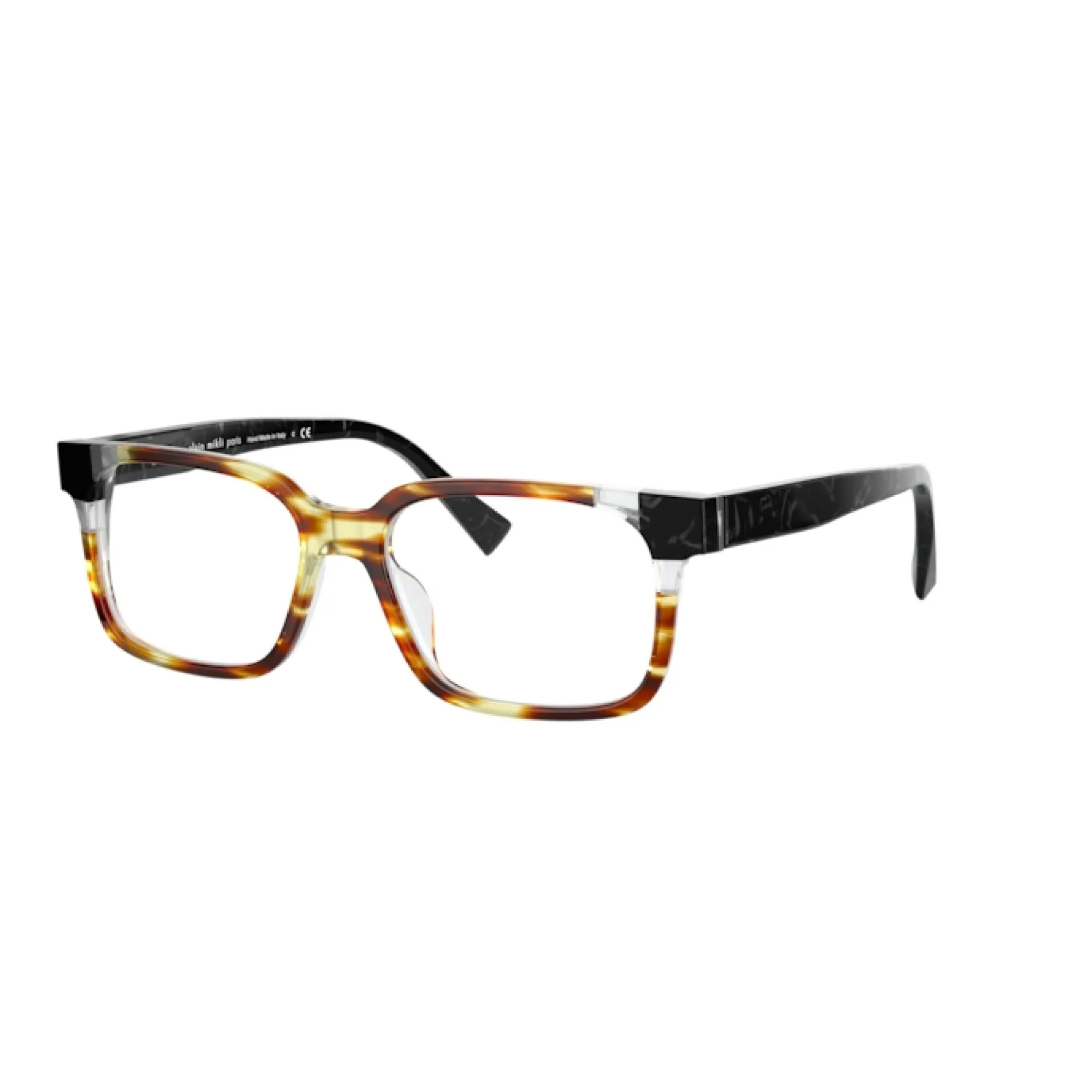   Alain Mikli A0 3112 Odon 002 Mikli Avana / Cristallo / Noir | Occhiale Da Vista Unisex 