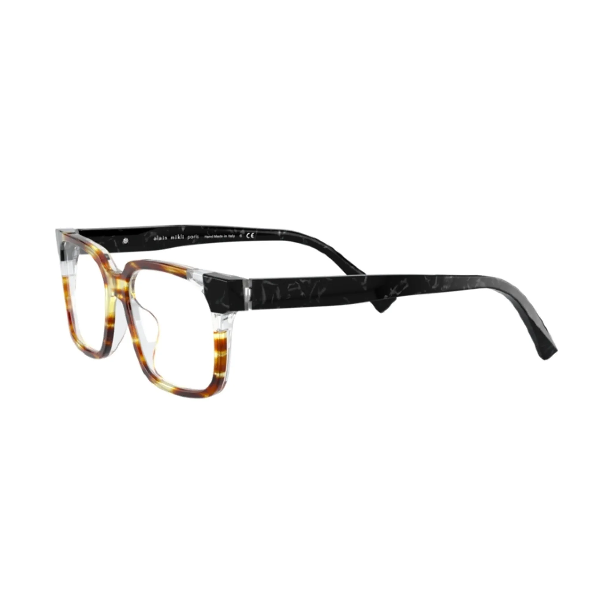   Alain Mikli A0 3112 Odon 002 Mikli Avana / Cristallo / Noir | Occhiale Da Vista Unisex 