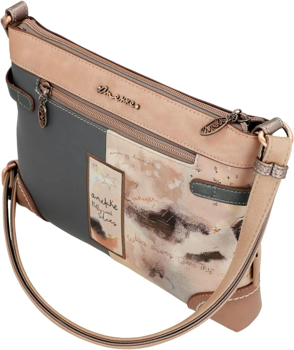 ANEKKE Borsa a Tracolla Donna - Cuoio modello 38703-701