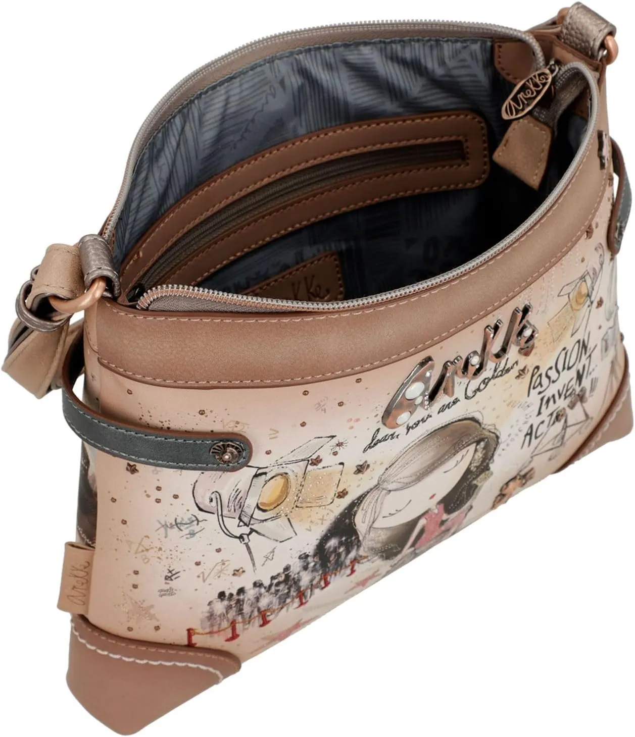 ANEKKE Borsa a Tracolla Donna - Cuoio modello 38703-701