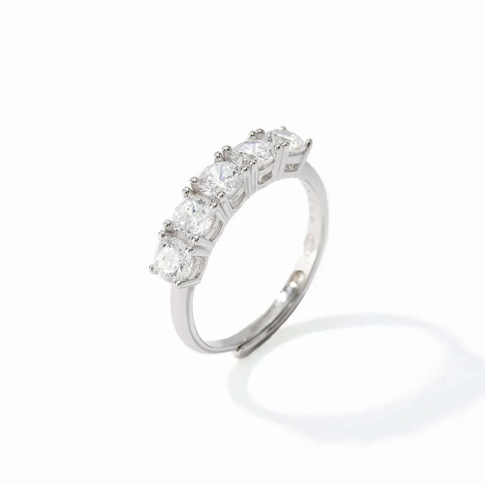 Anello Riviera Mabina in Argento con Zirconi – 523174