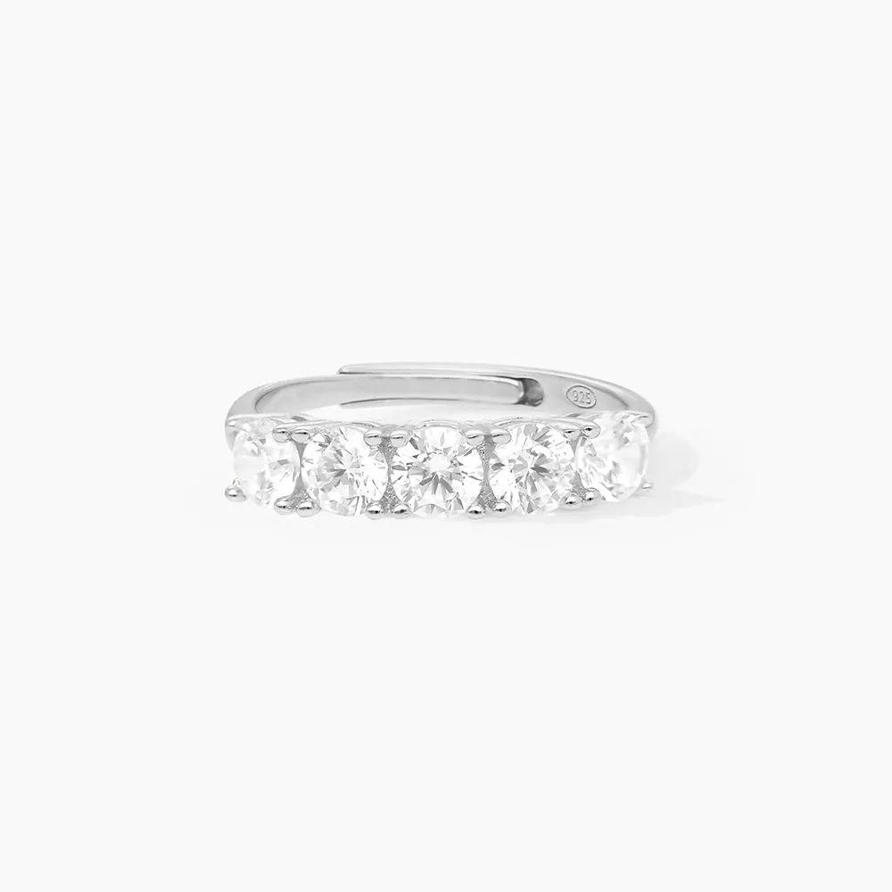 Anello Riviera Mabina in Argento con Zirconi – 523174