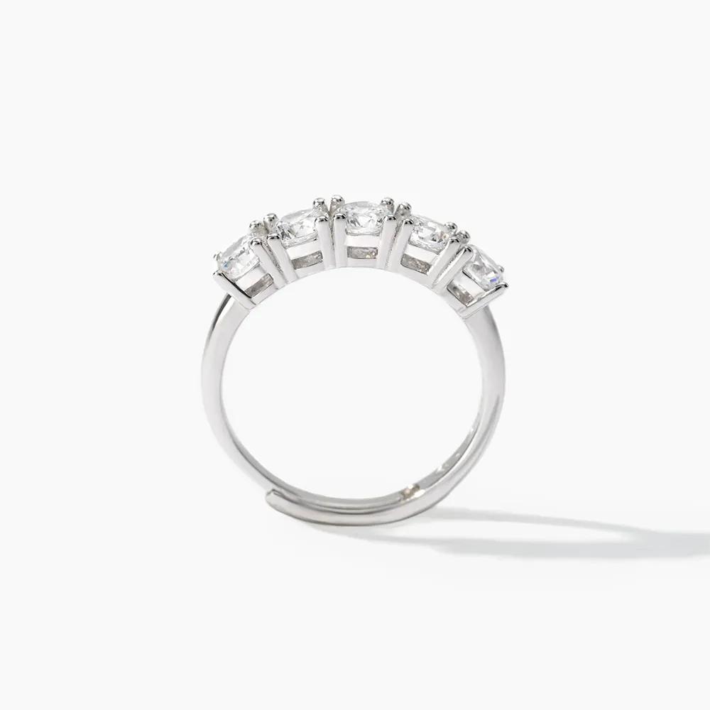 Anello Riviera Mabina in Argento con Zirconi – 523174