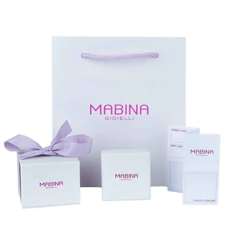 Anello Riviera Mabina in Argento con Zirconi – 523174
