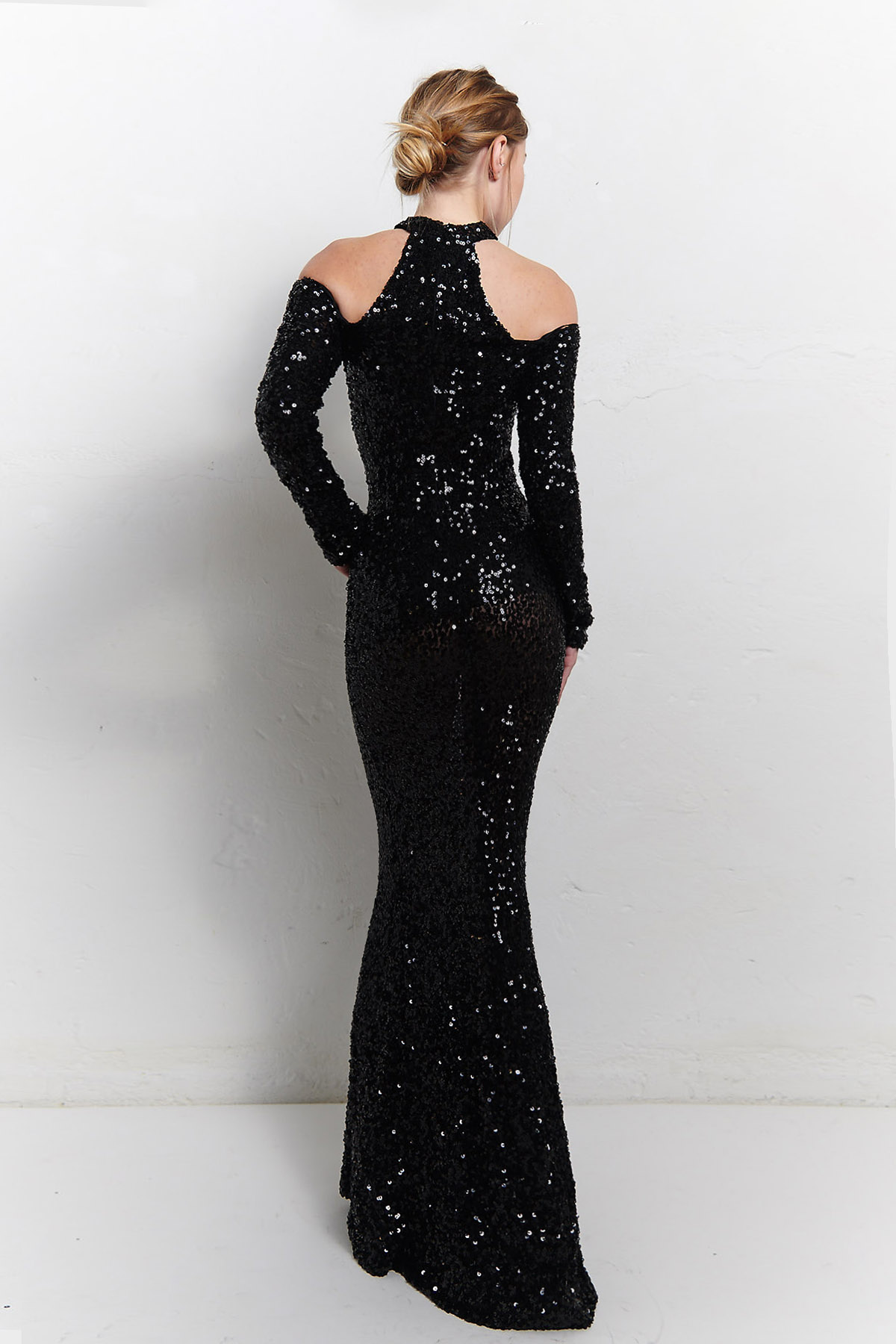ANIYE BY Abito lungo in paillettes  BIA