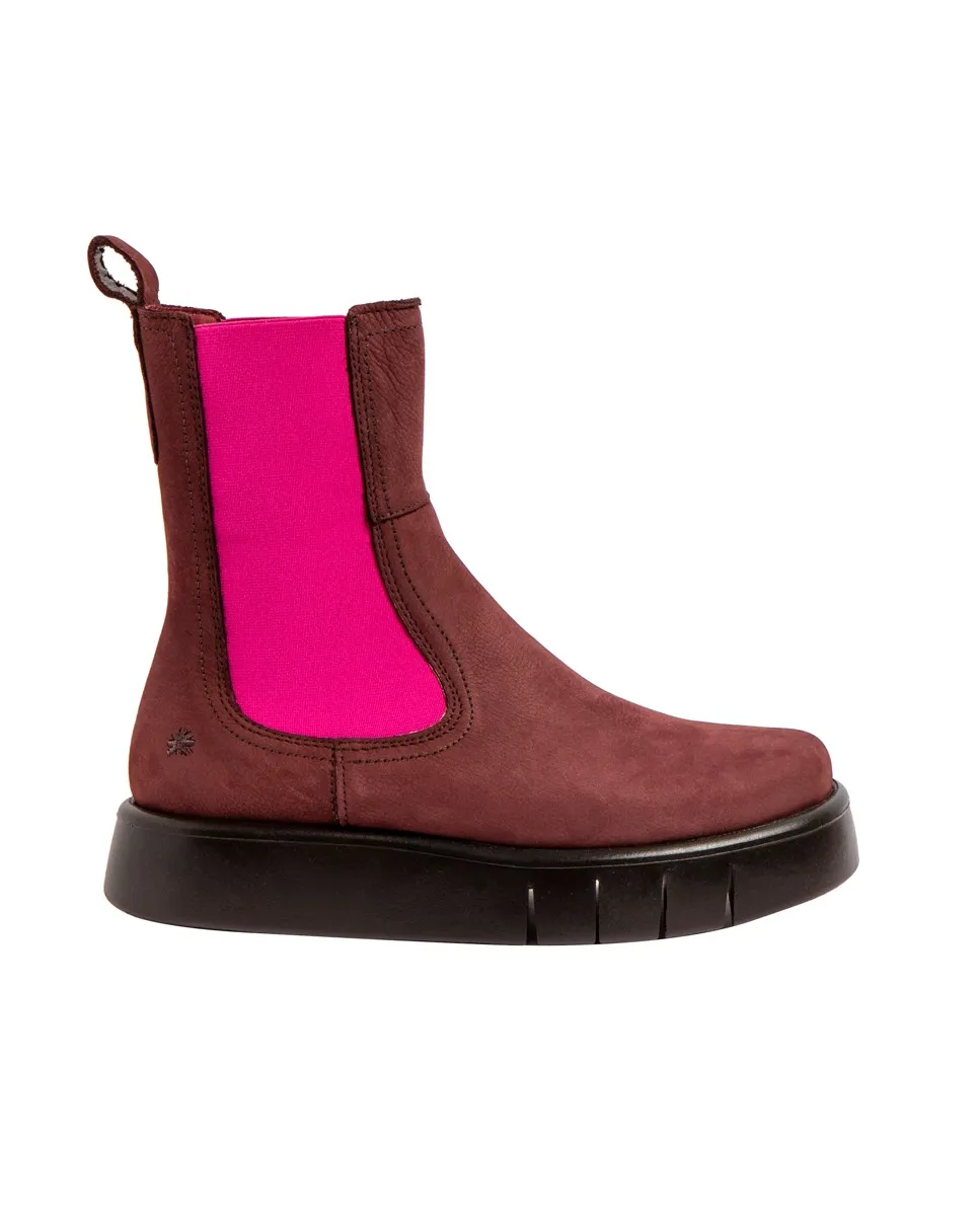 Art Company 1345 NOBUCK BURDEOS-FUCSIA/ MALAGA 