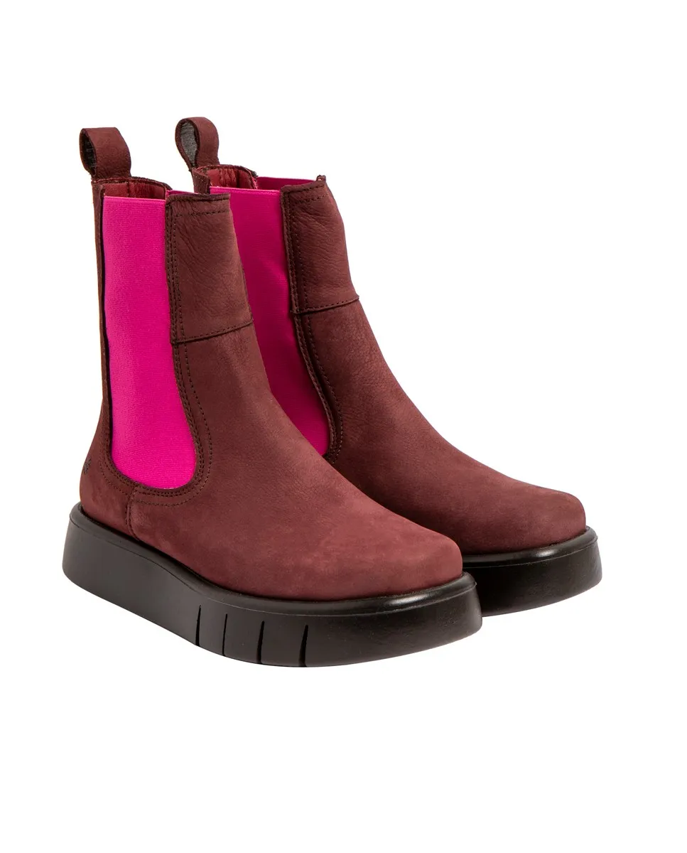 Art Company 1345 NOBUCK BURDEOS-FUCSIA/ MALAGA 