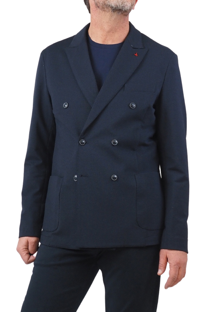 AT.P.CO giacca doppiopetto uomo blu