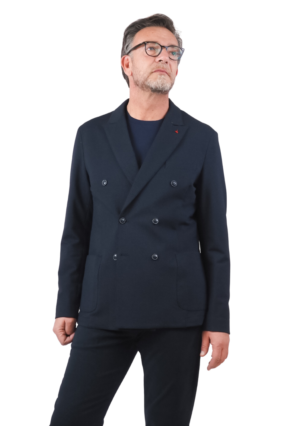 AT.P.CO giacca doppiopetto uomo blu