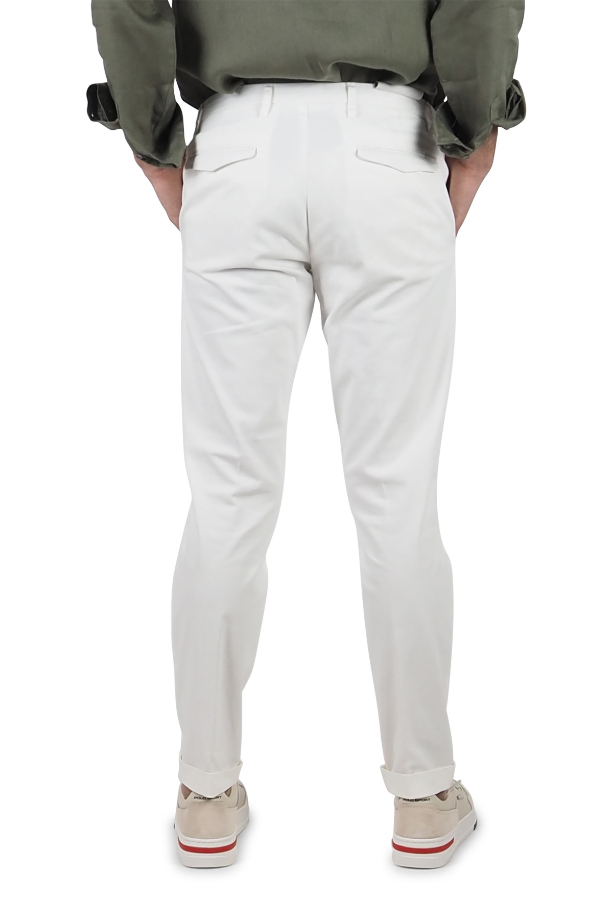 AT.P.CO. pantaloni uomo estivi bianchi