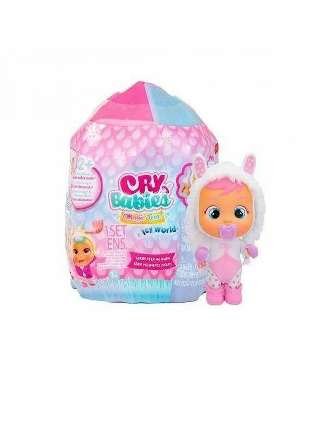 Bambolotto Neonato Cry Babies Keep Me Warm