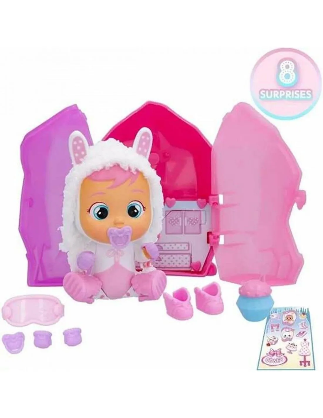 Bambolotto Neonato Cry Babies Keep Me Warm
