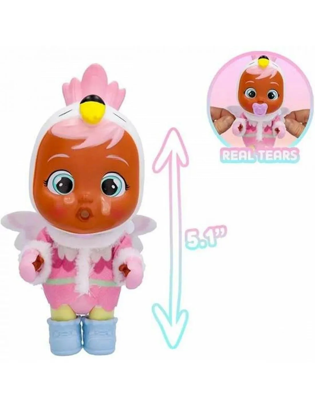 Bambolotto Neonato Cry Babies Keep Me Warm