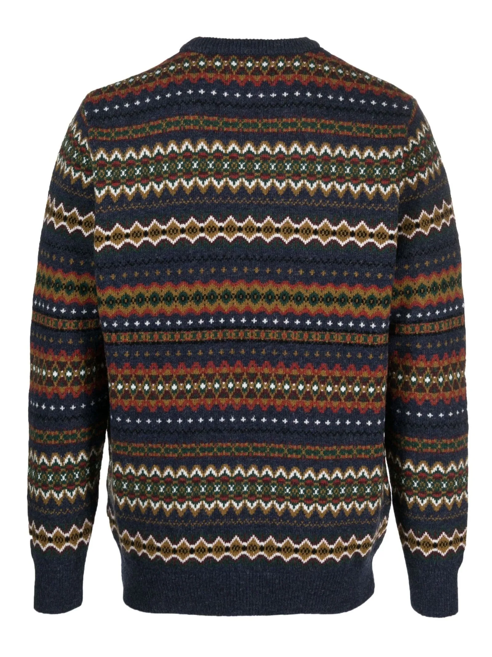 BARBOUR Abbigliamento,Maglieria Maglione Barbour Case Fair Isle Navy Marl 