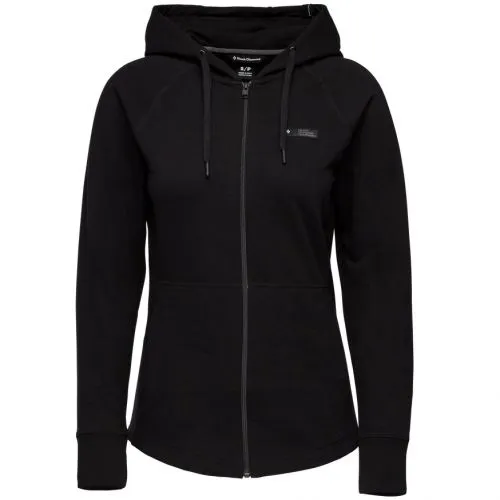 BD Black Diamond W Rise And Climb Fz Hoody felpa donna