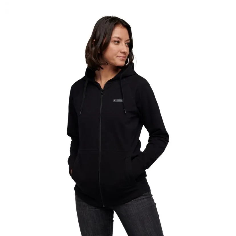 BD Black Diamond W Rise And Climb Fz Hoody felpa donna