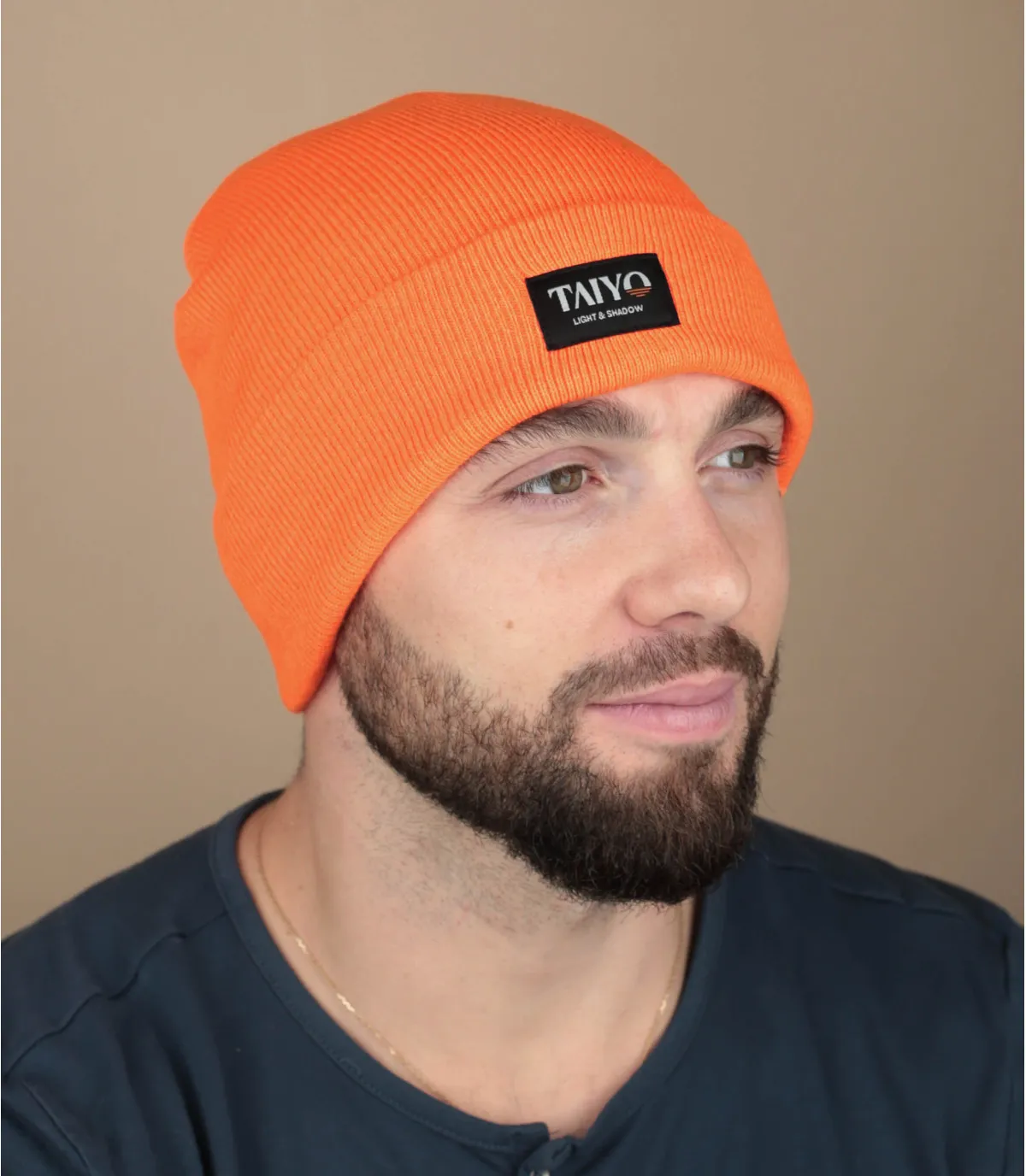berretto arancione riciclato  Tessy Cuff Beanie orange     
