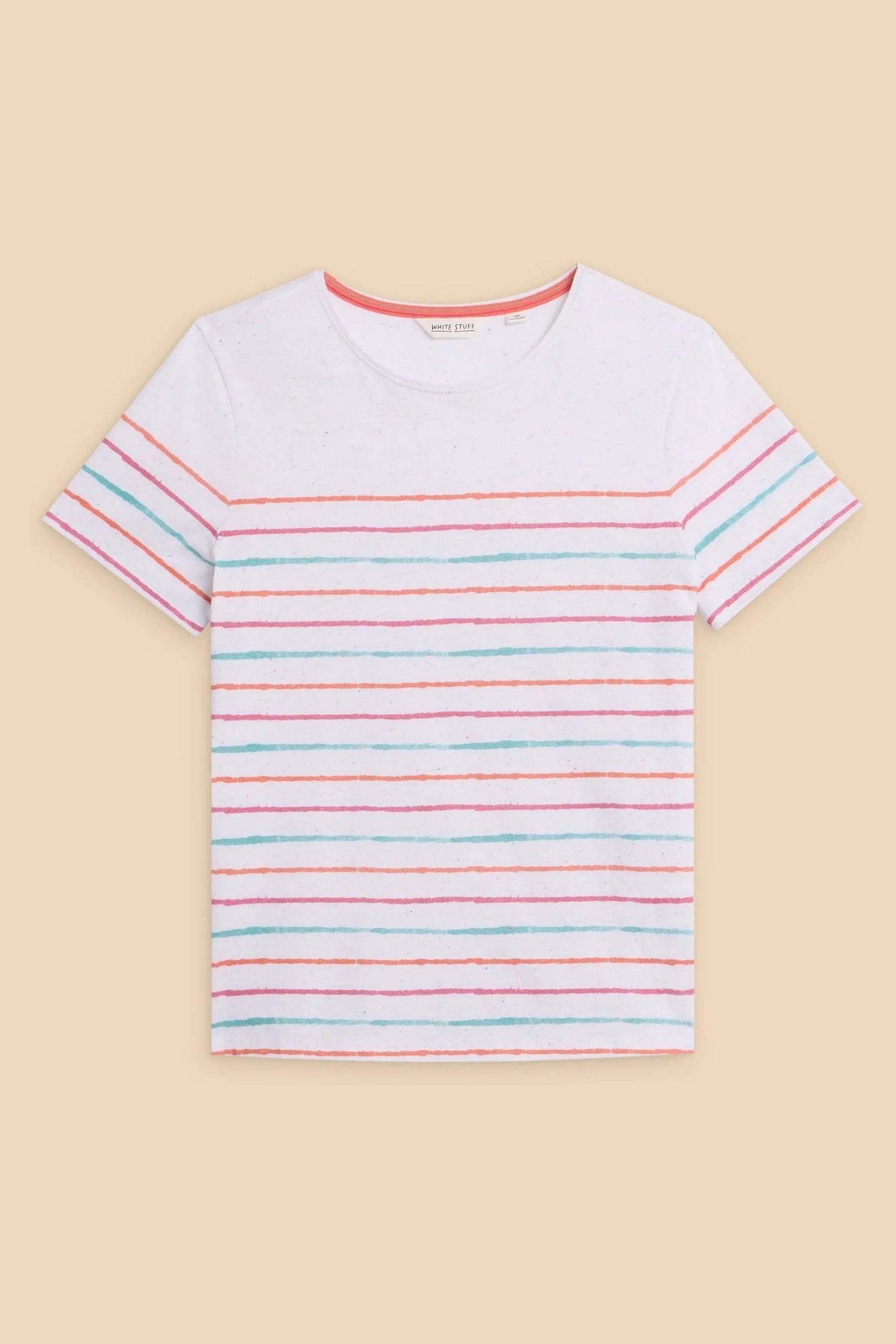 Bianco - Stuff A righe - Abbie - T-shirt