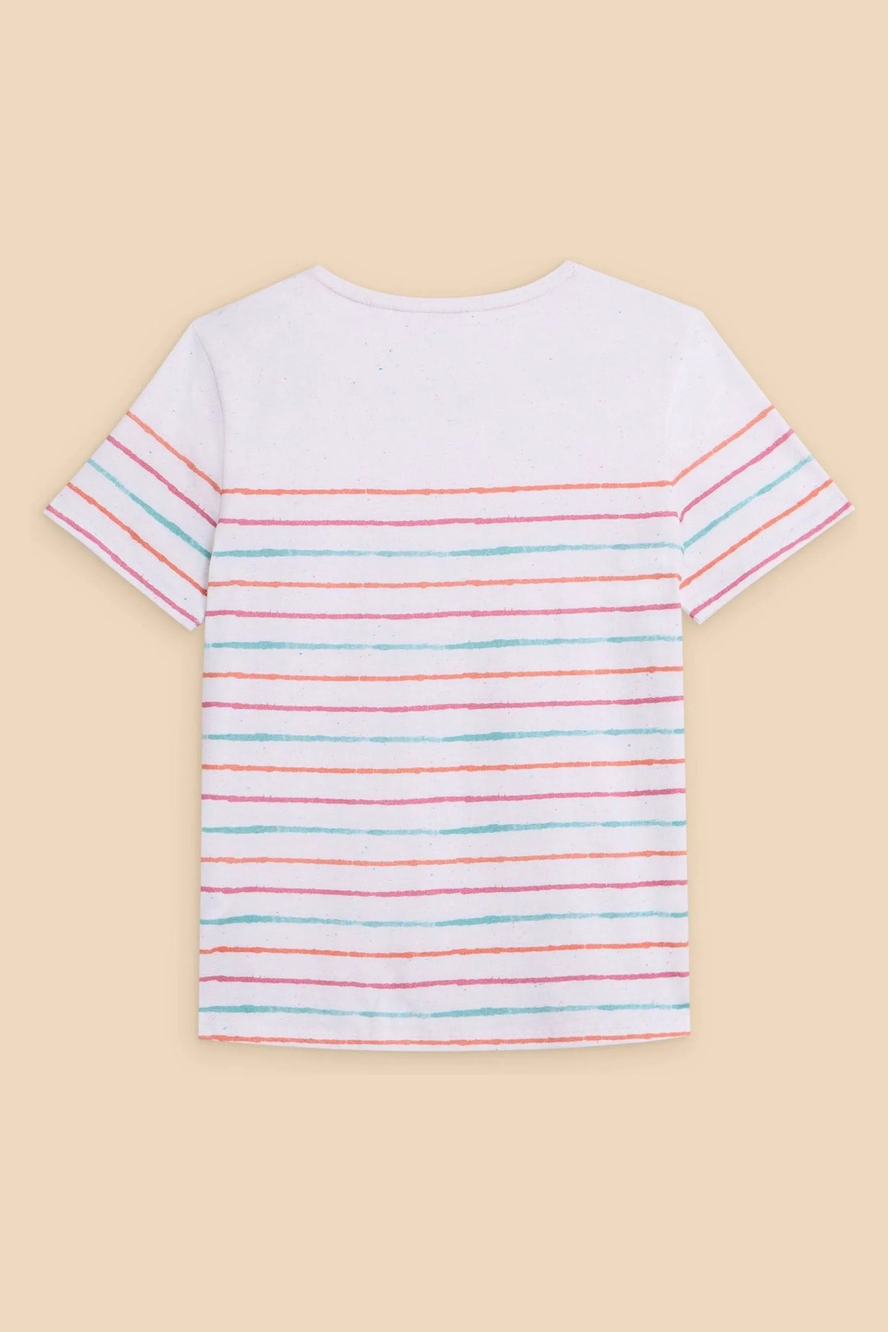 Bianco - Stuff A righe - Abbie - T-shirt