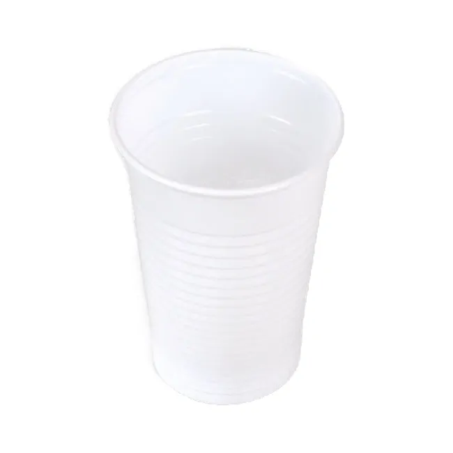Bicchieri di plastica bianchi da 220 ml - 30 pz.