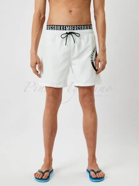 BIKKEMBERGS Costume Boxer mare finto slip
