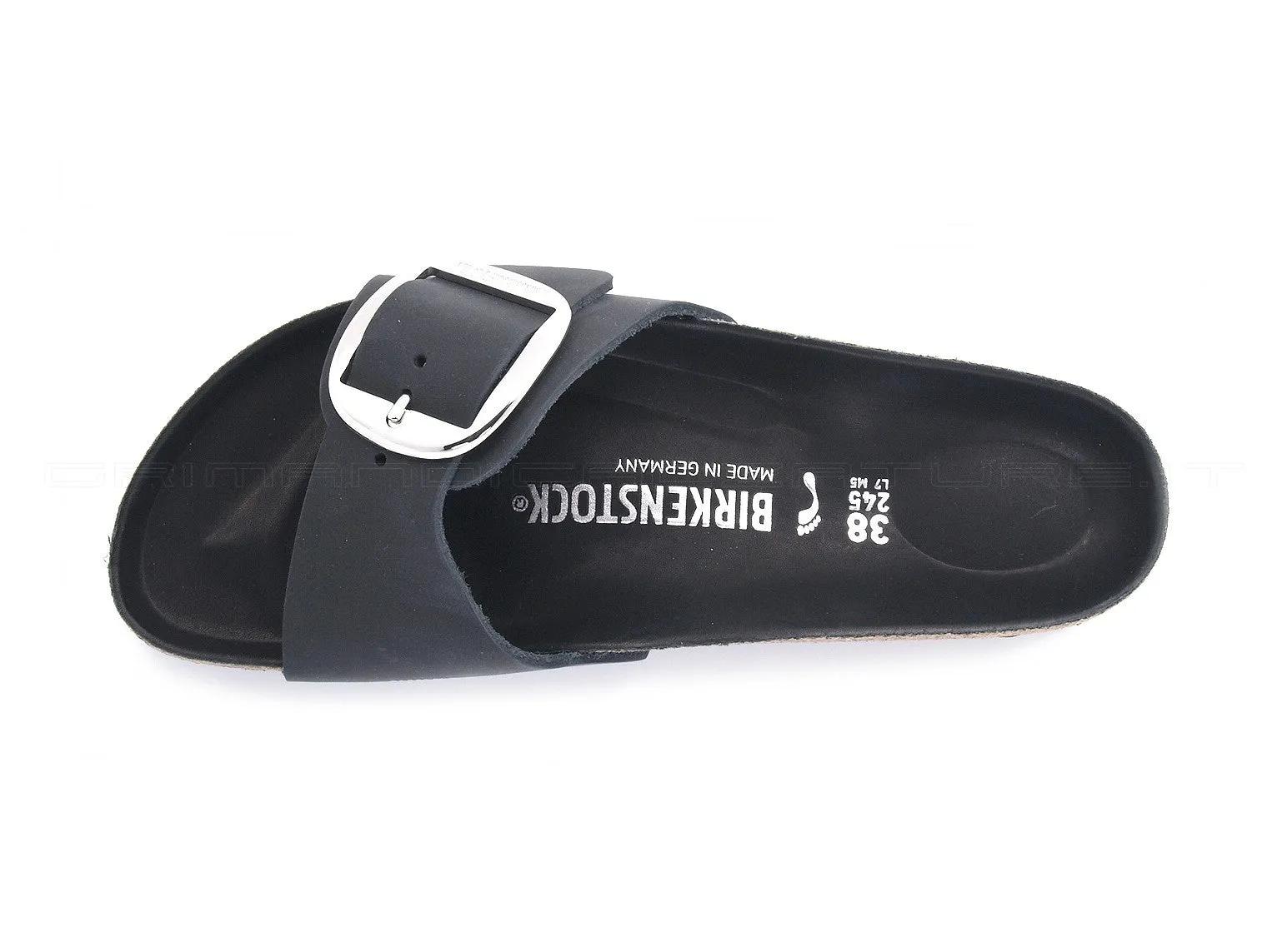 Birkenstock Madrid ciabatte pelle big buckle