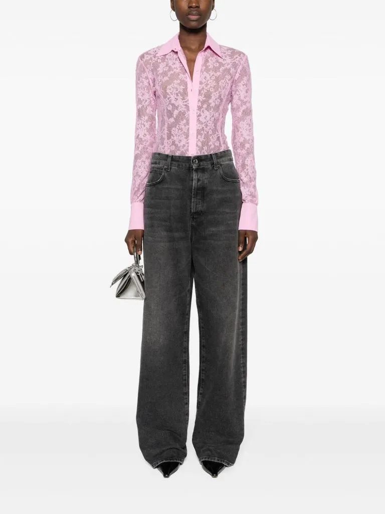 blugirl Camicia pizzo floreale