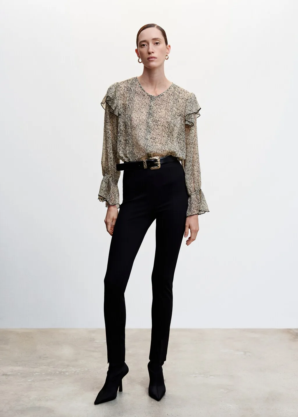 Blusa stampa floreale