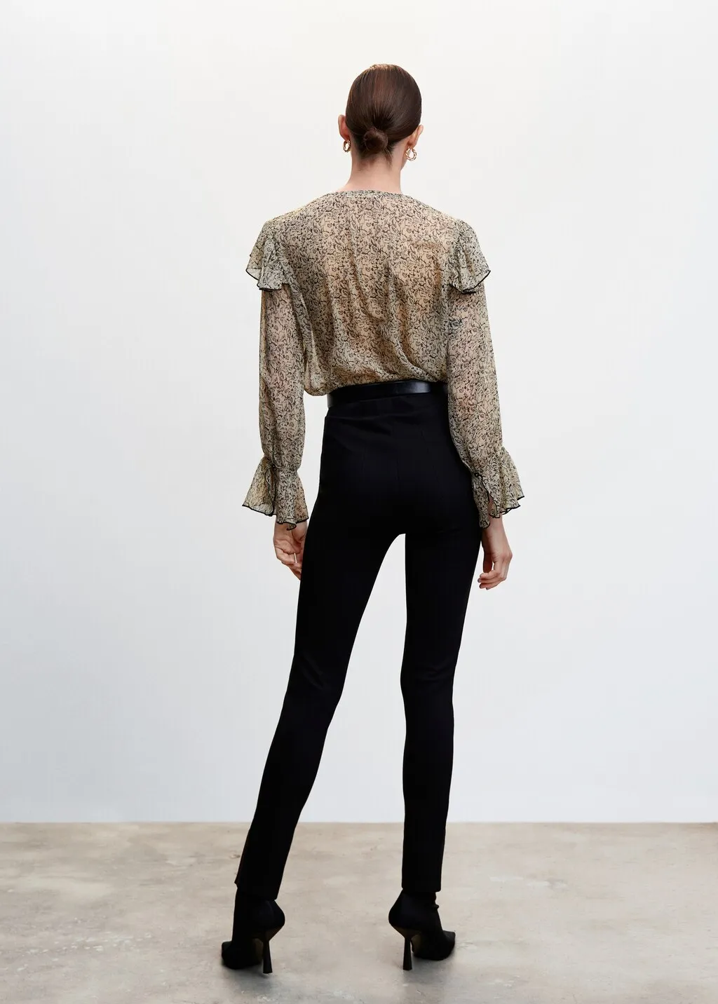 Blusa stampa floreale