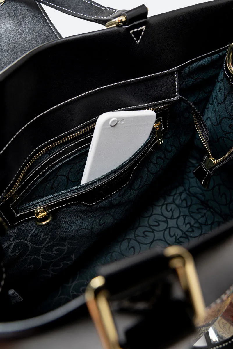 Borsa a mano large con tracolla Planetarium Classic