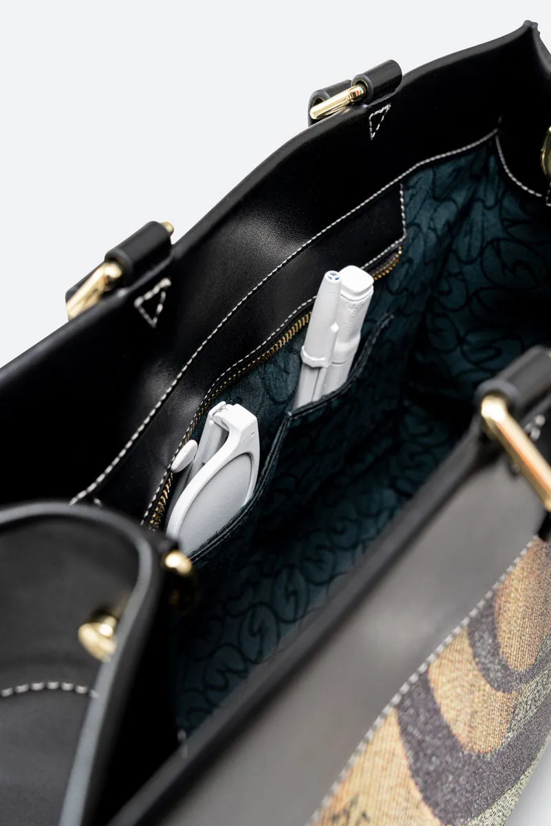 Borsa a mano large con tracolla Planetarium Classic