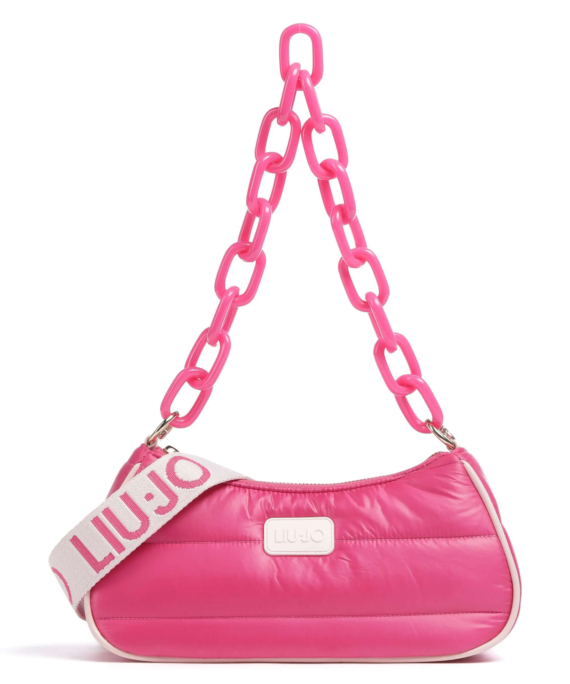 Borsa a tracolla in nylon con logo