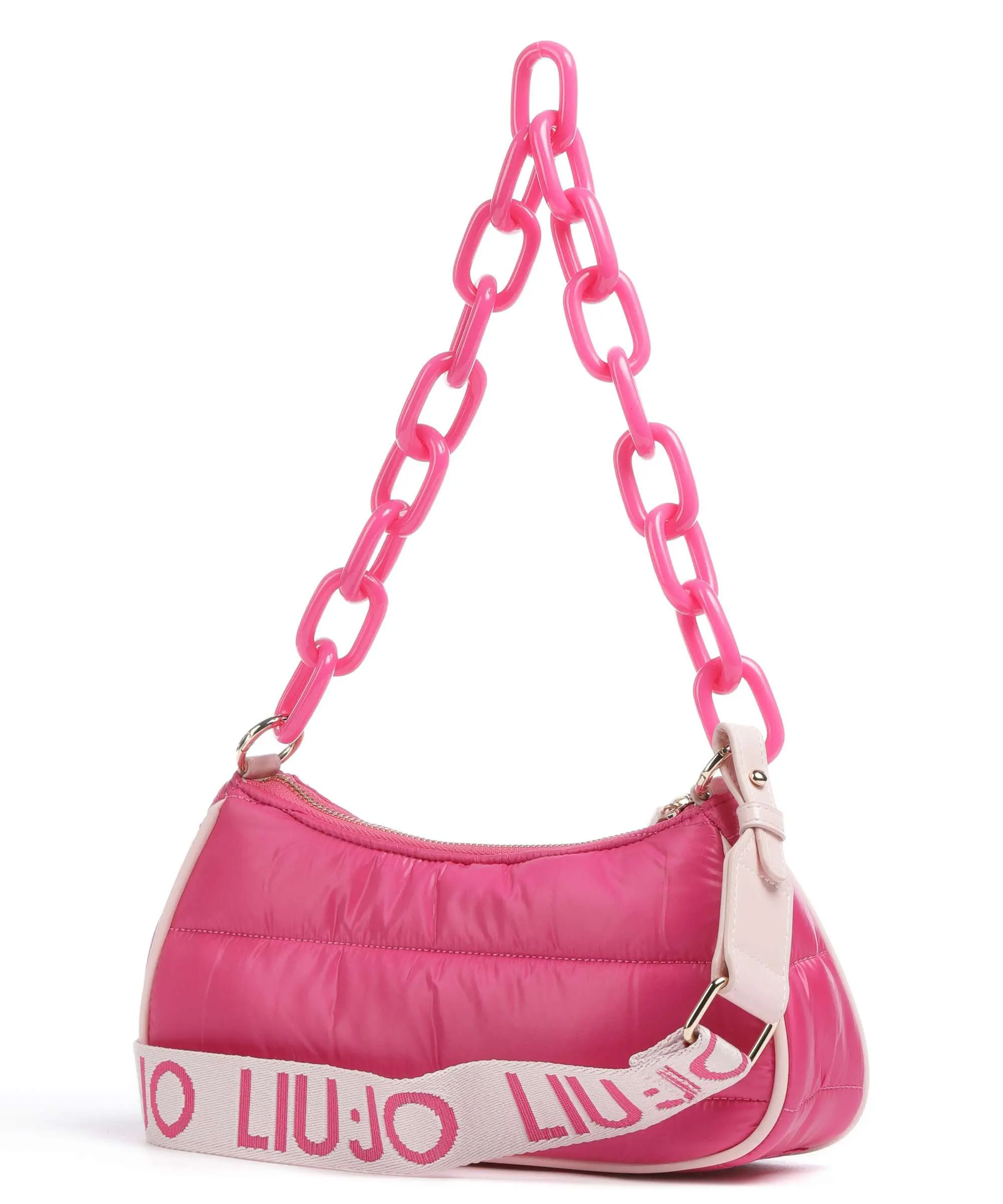 Borsa a tracolla in nylon con logo