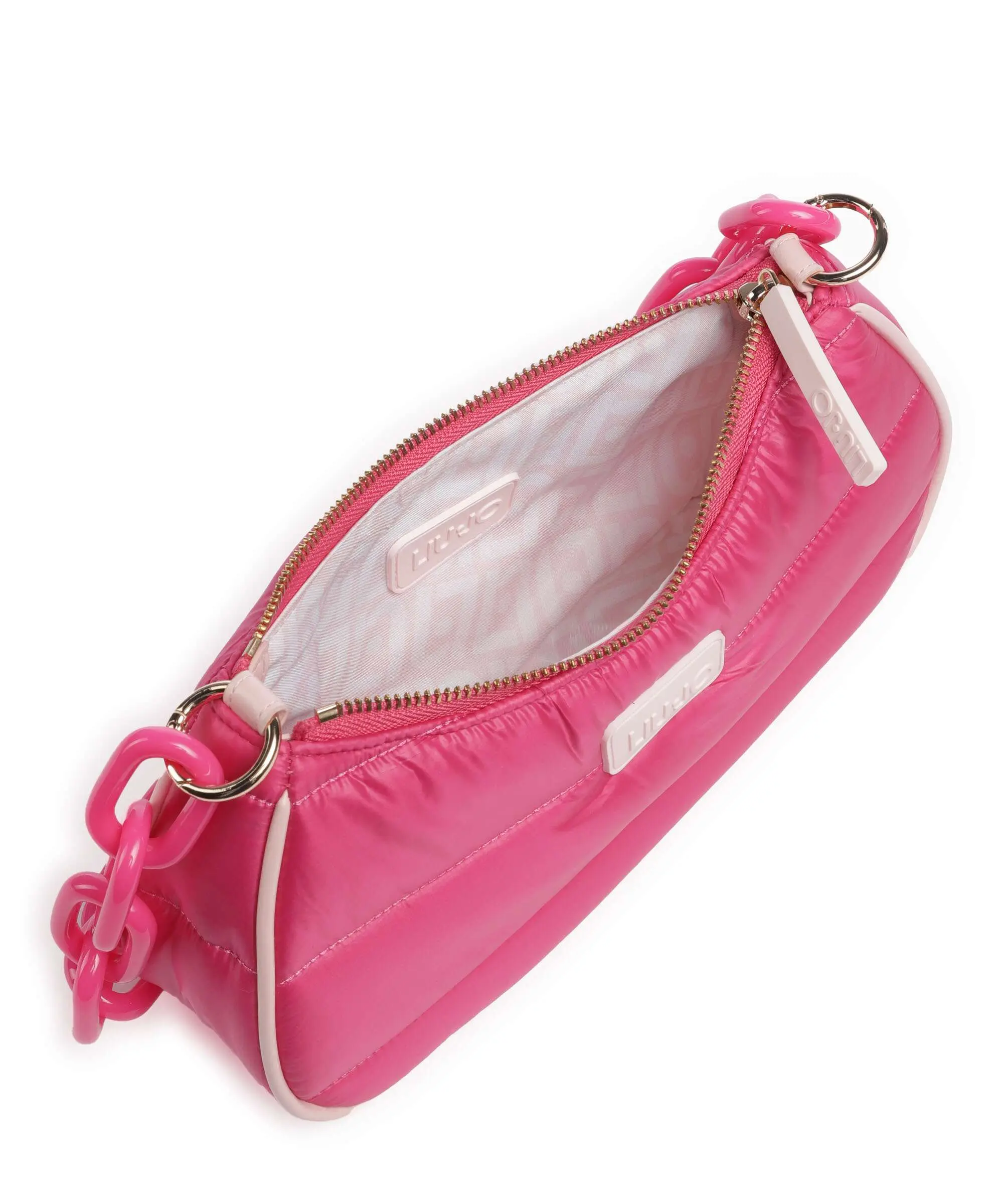 Borsa a tracolla in nylon con logo