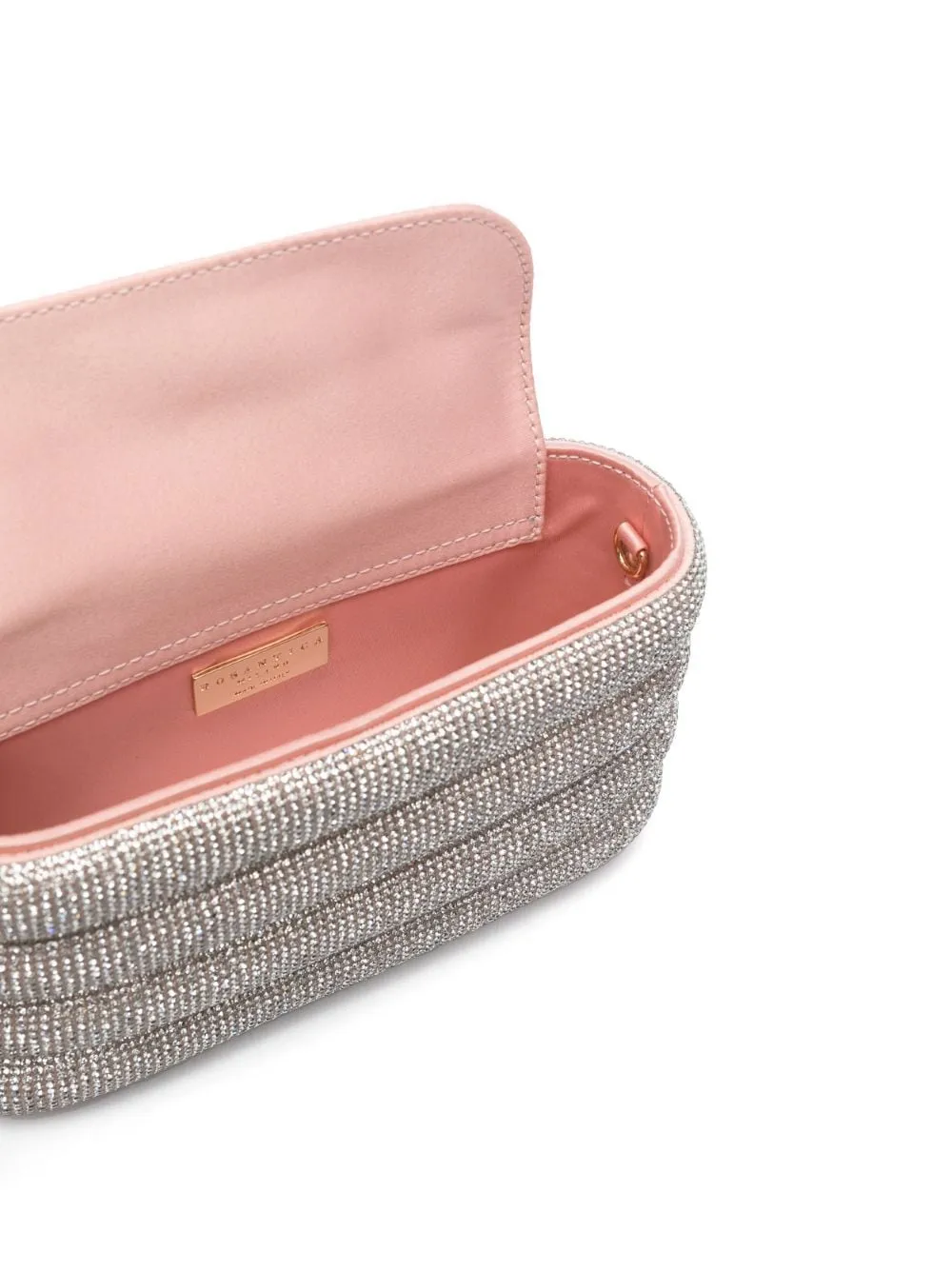 Borsa clutch flavilla in argento - donna