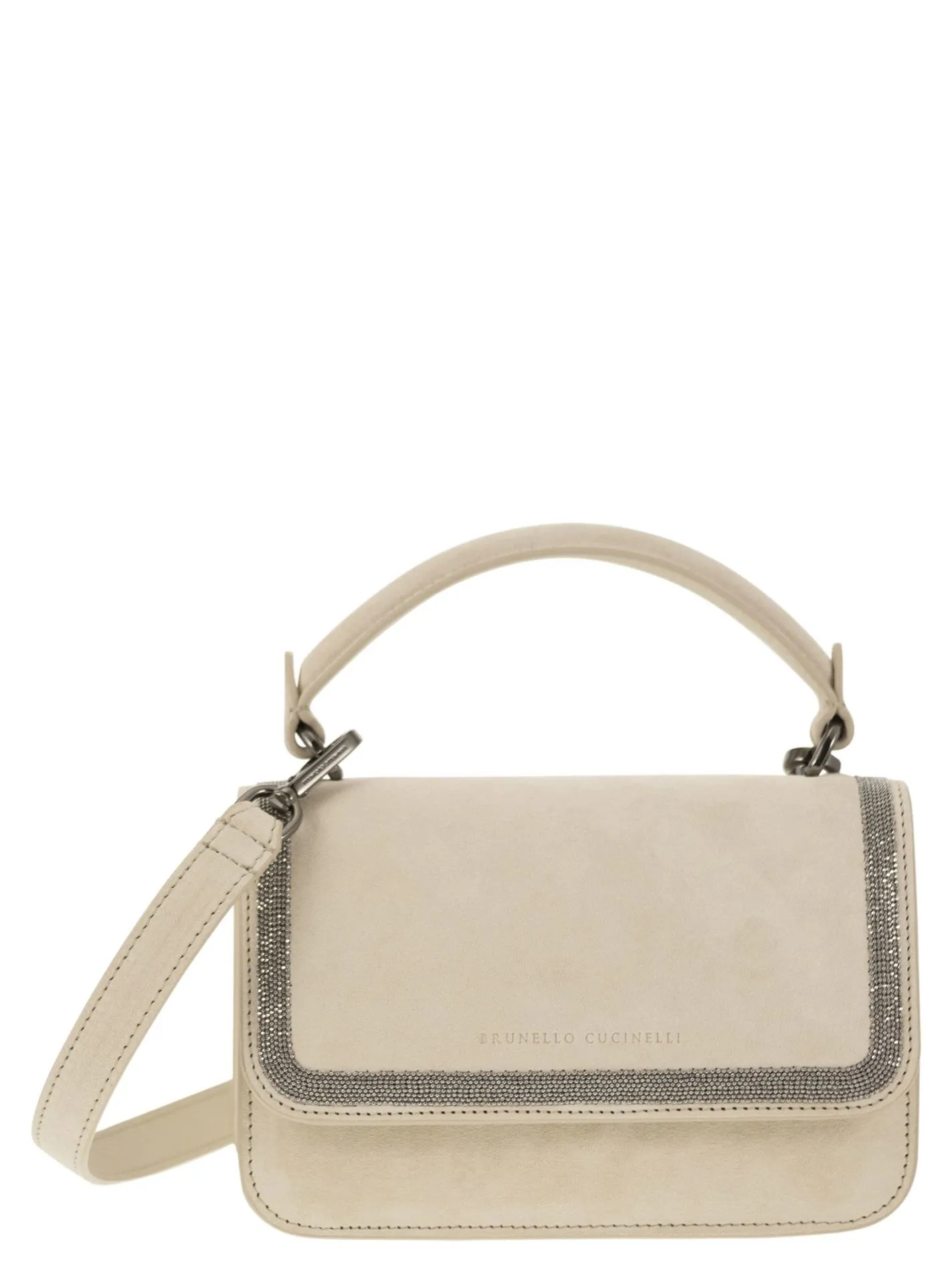 Borsa in camoscio con Precious Contour