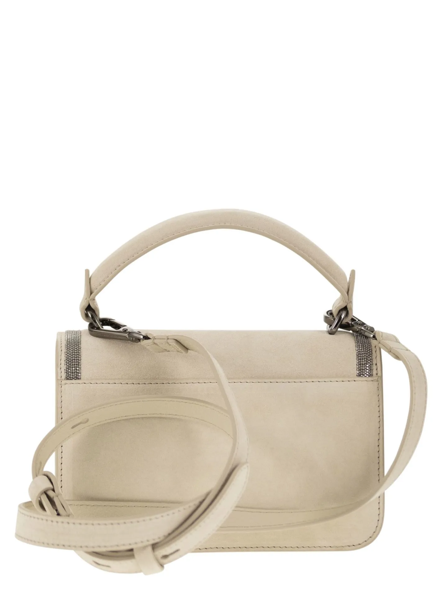 Borsa in camoscio con Precious Contour