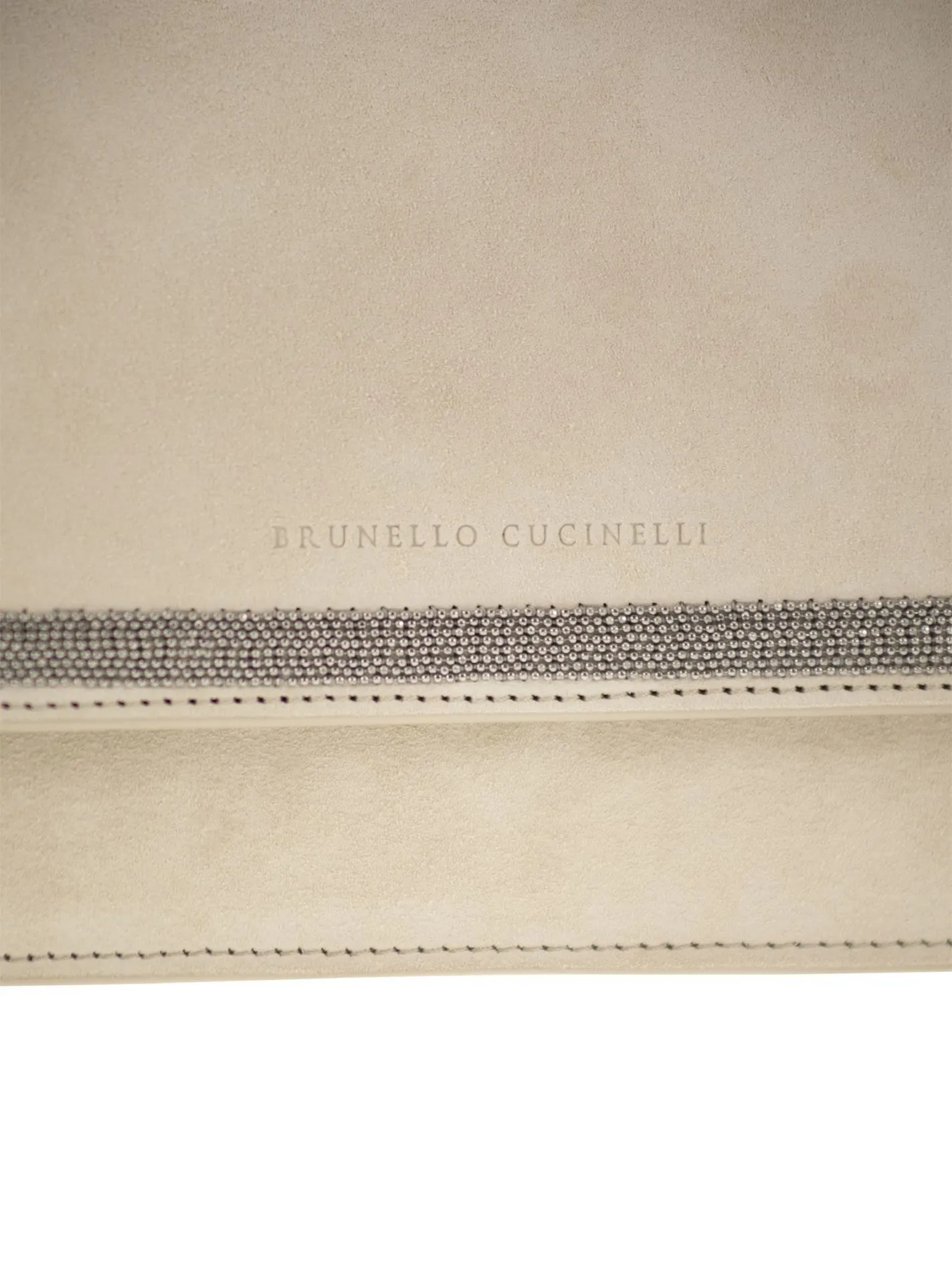 Borsa in camoscio con Precious Contour